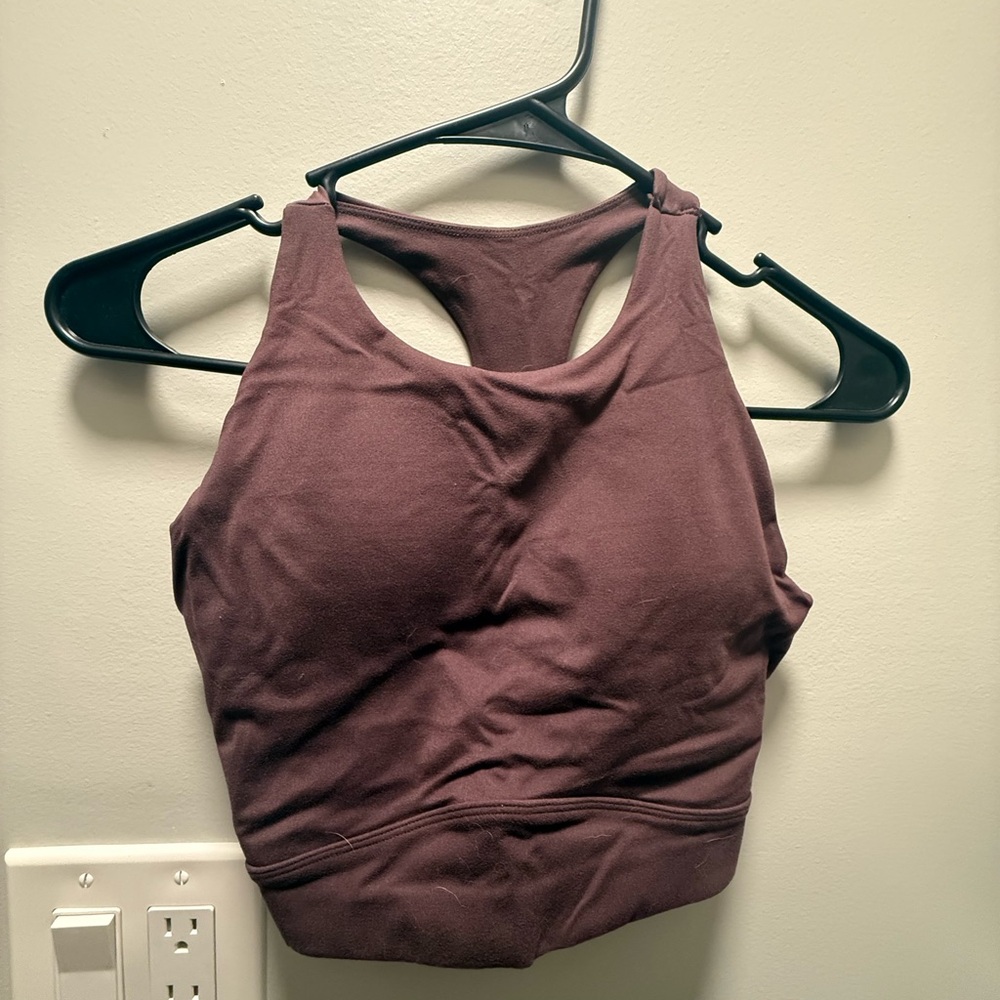 ALPHALETE: Plum sports bra
